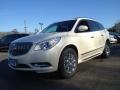 White Diamond Tricoat 2014 Buick Enclave Leather