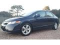 2007 Royal Blue Pearl Honda Civic EX Sedan  photo #1