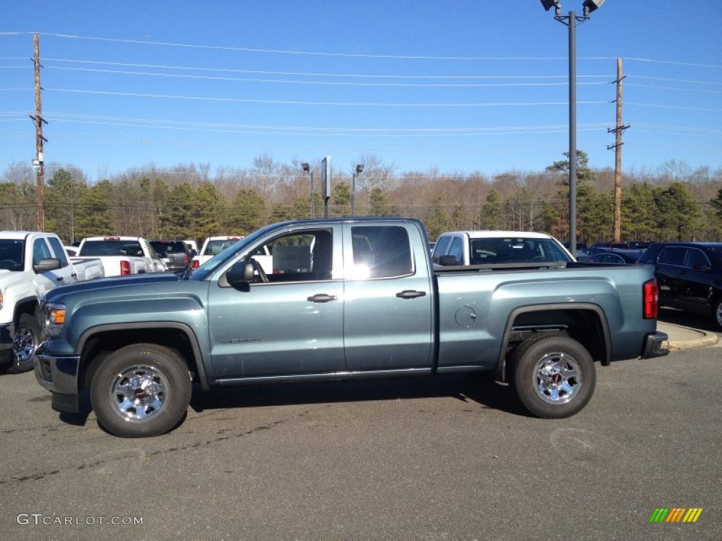 Stealth Gray Metallic 2014 GMC Sierra 1500 Double Cab Exterior Photo #90022474