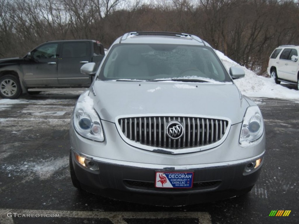 2011 Enclave CXL AWD - Quicksilver Metallic / Titanium/Dark Titanium photo #2