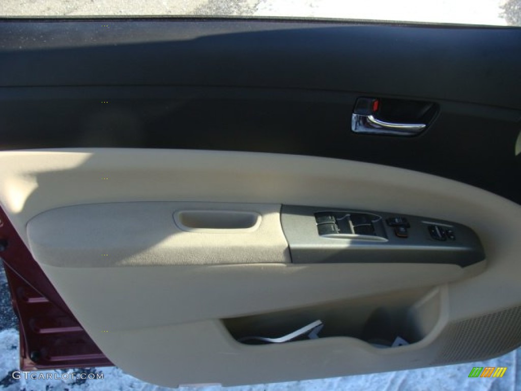 2005 Prius Hybrid - Salsa Red Pearl / Ivory/Brown photo #6