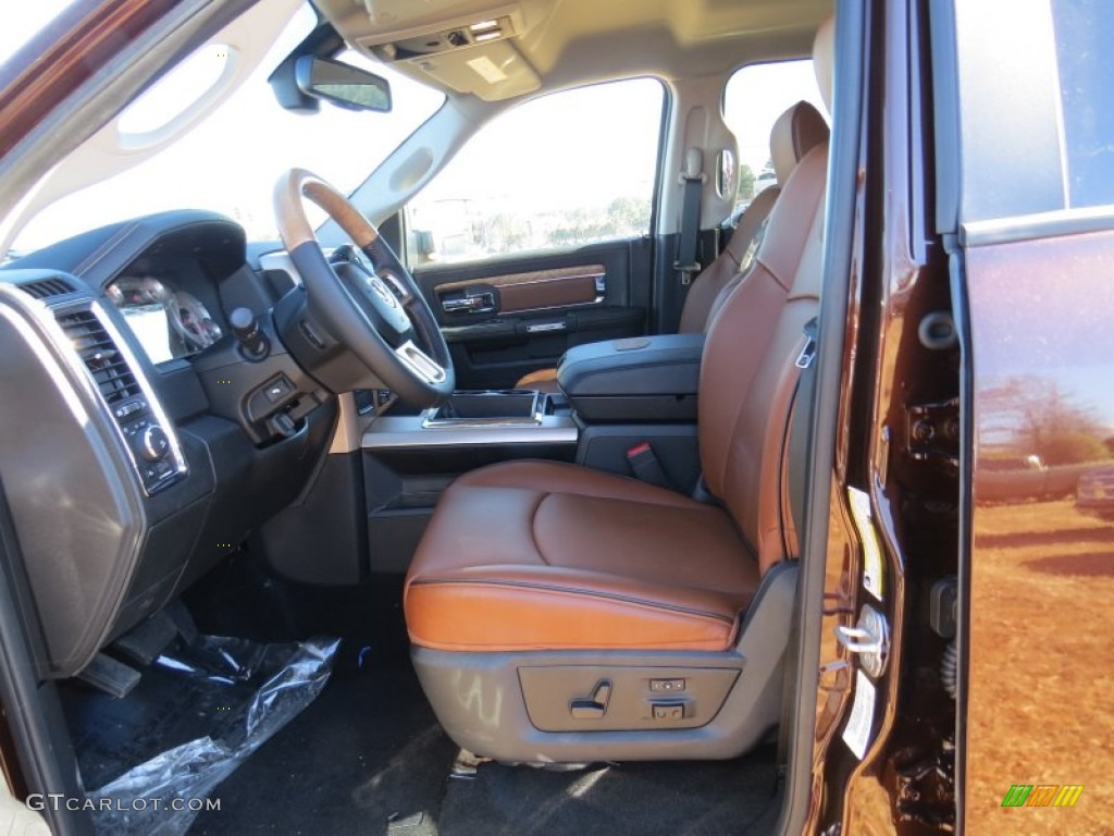 2014 Ram 3500 Laramie Longhorn Crew Cab 4x4 Dually Front Seat Photo #90022861