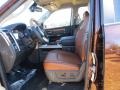 Front Seat of 2014 3500 Laramie Longhorn Crew Cab 4x4 Dually