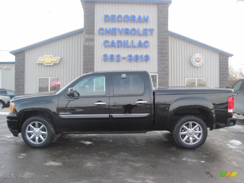 2012 Sierra 1500 Denali Crew Cab 4x4 - Onyx Black / Ebony photo #1