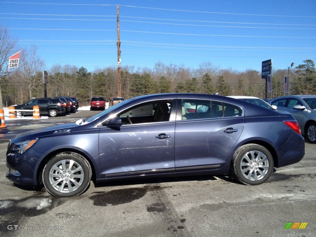 Atlantis Blue Metallic 2014 Buick LaCrosse FWD Exterior Photo #90023542