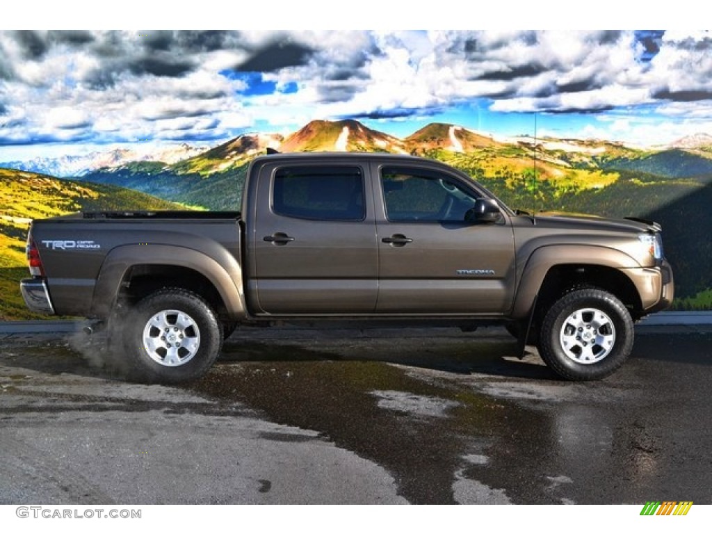 2012 Tacoma V6 TRD Double Cab 4x4 - Pyrite Mica / Graphite photo #2