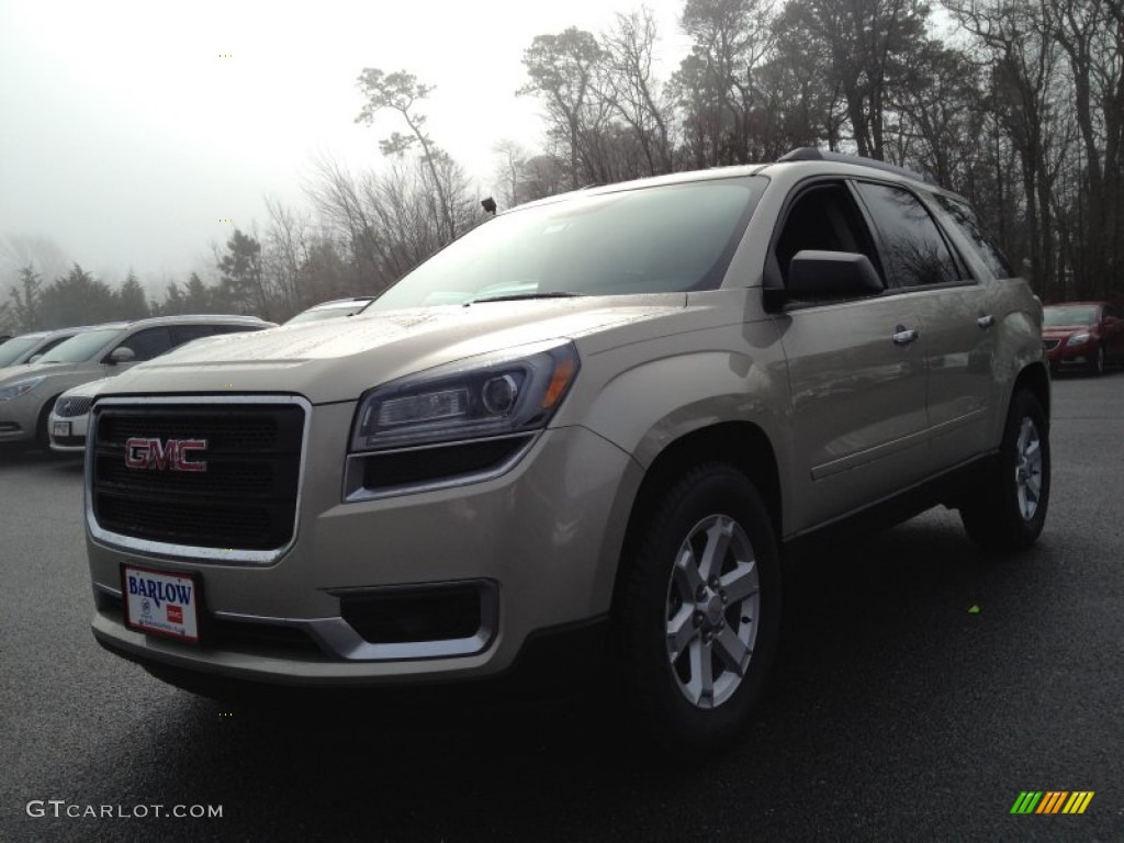 Champagne Silver Metallic GMC Acadia