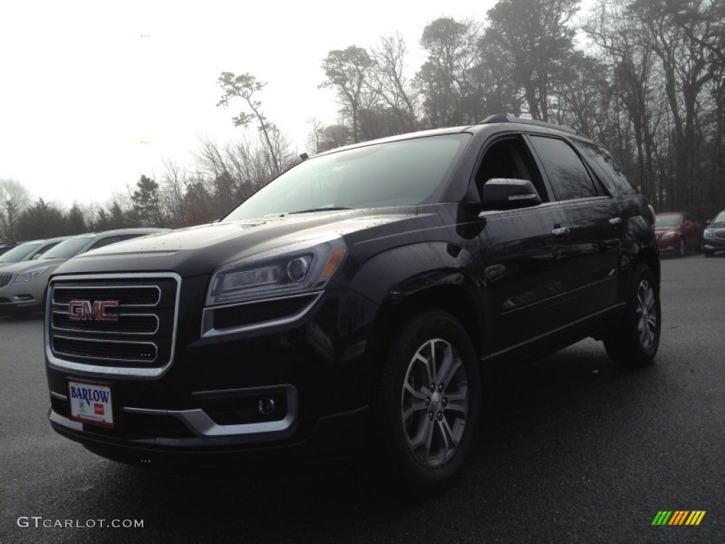 2014 Acadia SLT - Carbon Black Metallic / Ebony photo #1