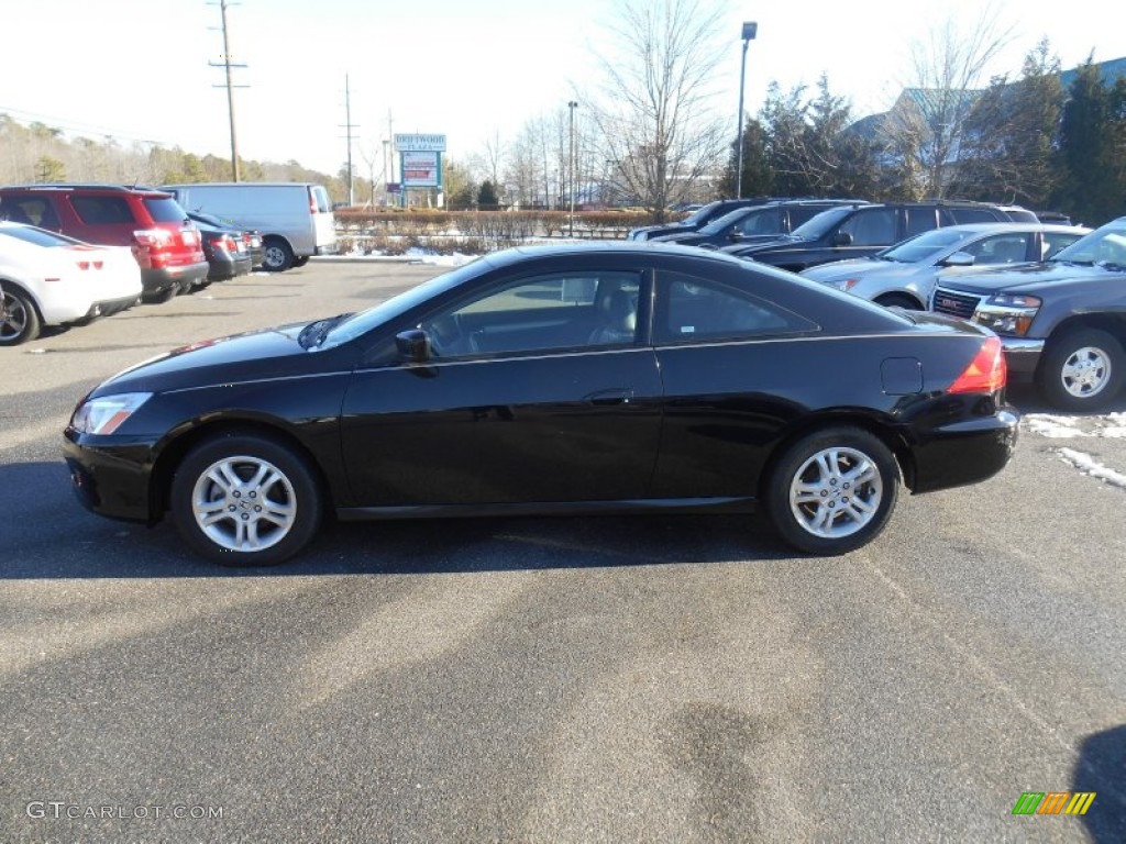 2006 Accord EX-L Coupe - Nighthawk Black Pearl / Black photo #2