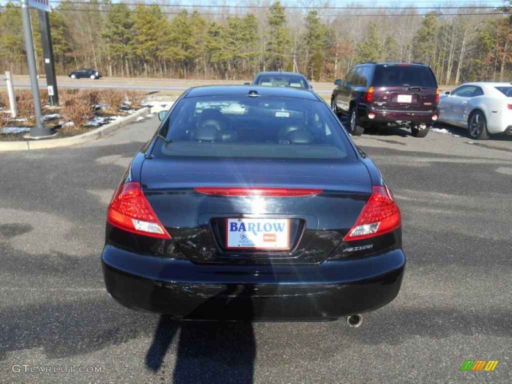 2006 Accord EX-L Coupe - Nighthawk Black Pearl / Black photo #3