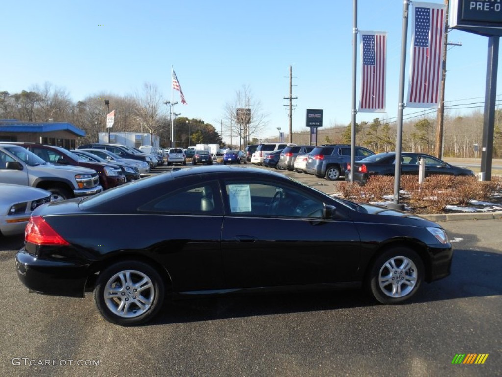 2006 Accord EX-L Coupe - Nighthawk Black Pearl / Black photo #4