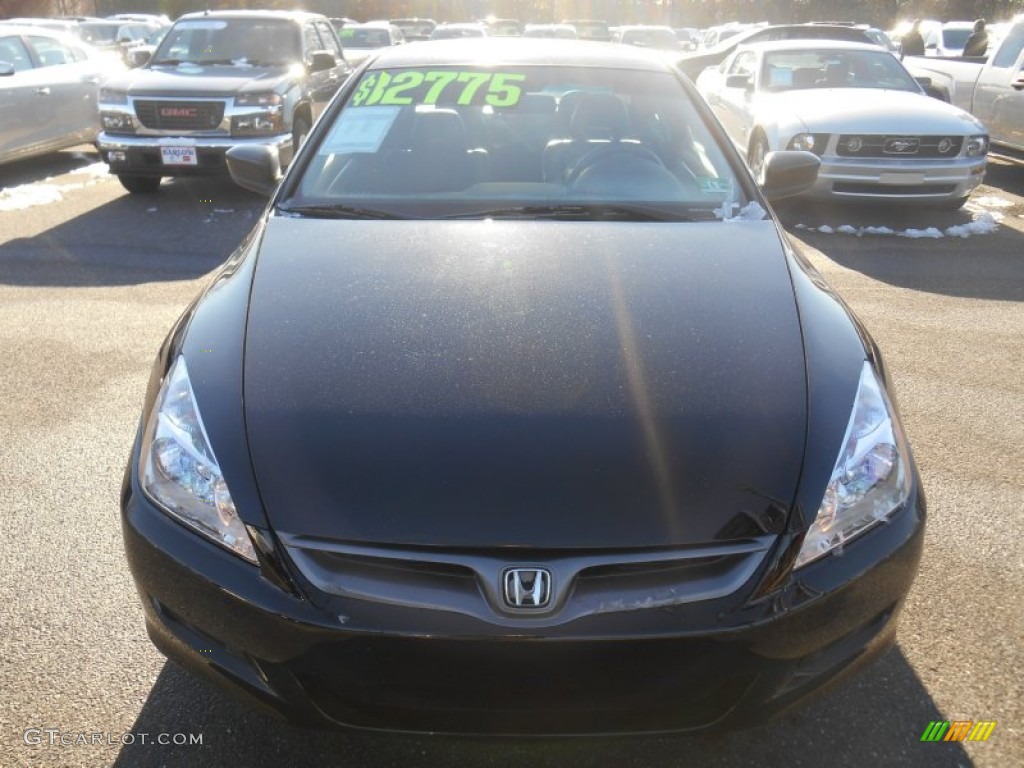 2006 Accord EX-L Coupe - Nighthawk Black Pearl / Black photo #6