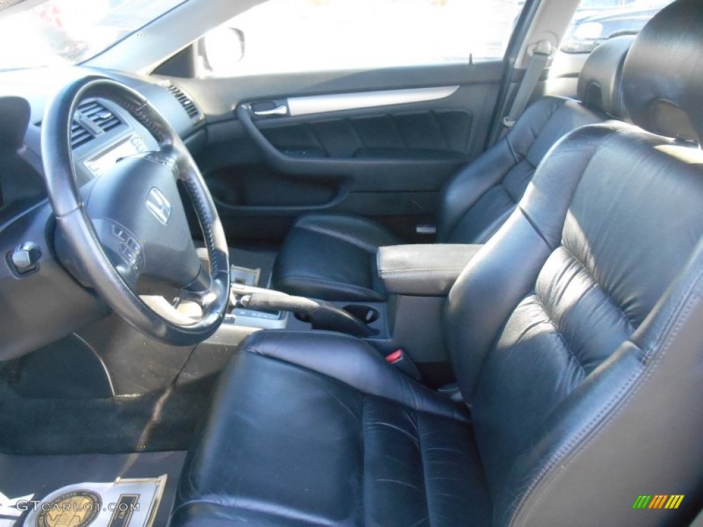 2006 Accord EX-L Coupe - Nighthawk Black Pearl / Black photo #7