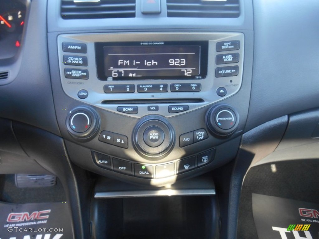 2006 Accord EX-L Coupe - Nighthawk Black Pearl / Black photo #9