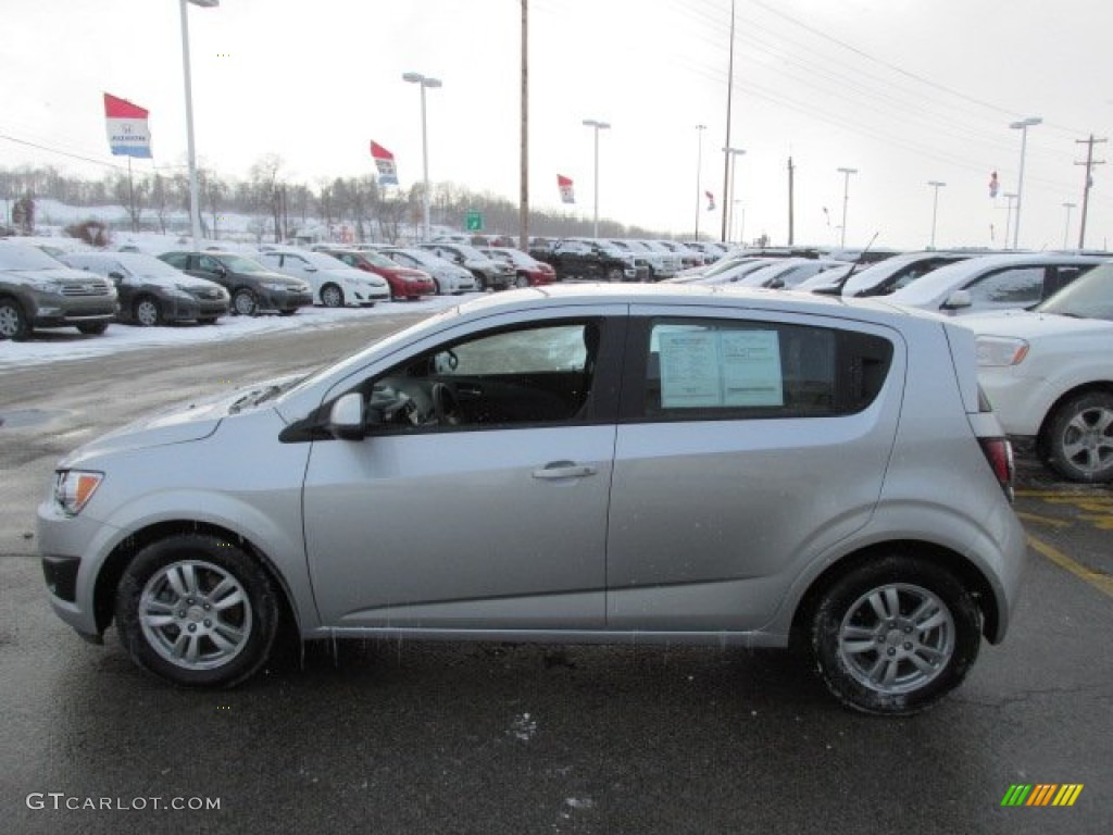 Silver Ice Metallic 2012 Chevrolet Sonic LS Hatch Exterior Photo #90028294