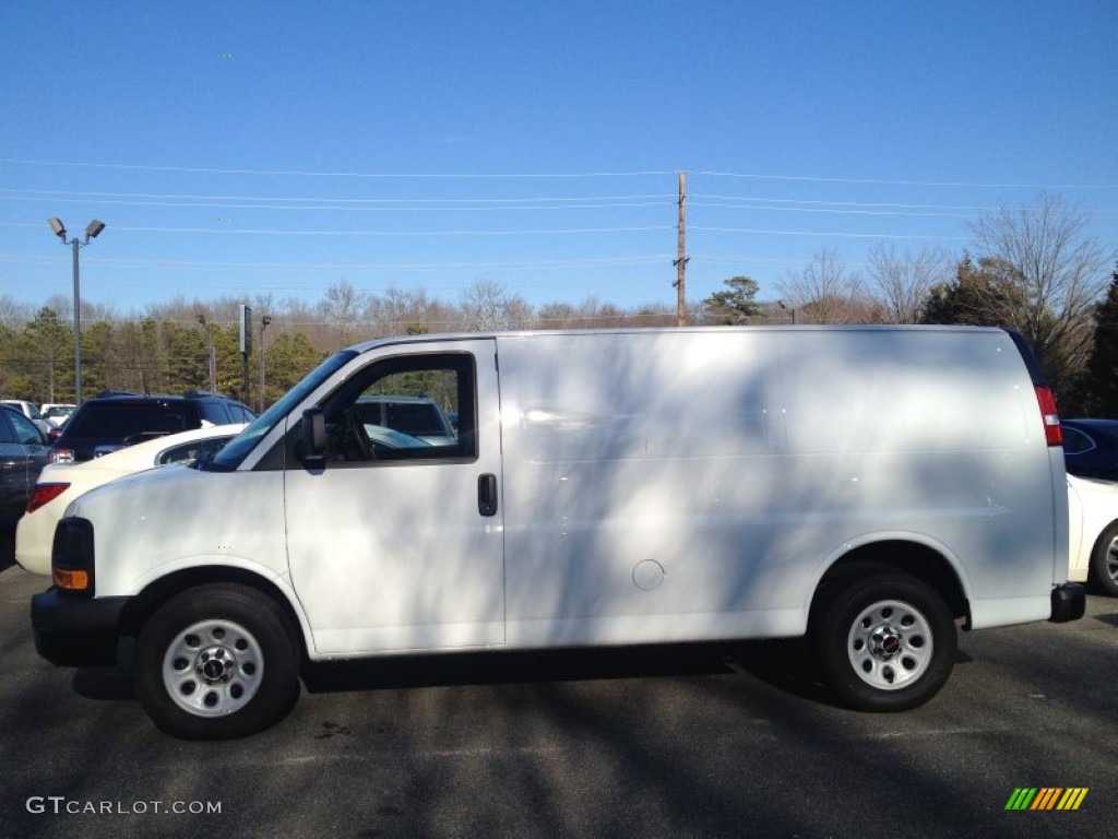 Summit White 2014 GMC Savana Van 1500 Cargo Exterior Photo #90028438
