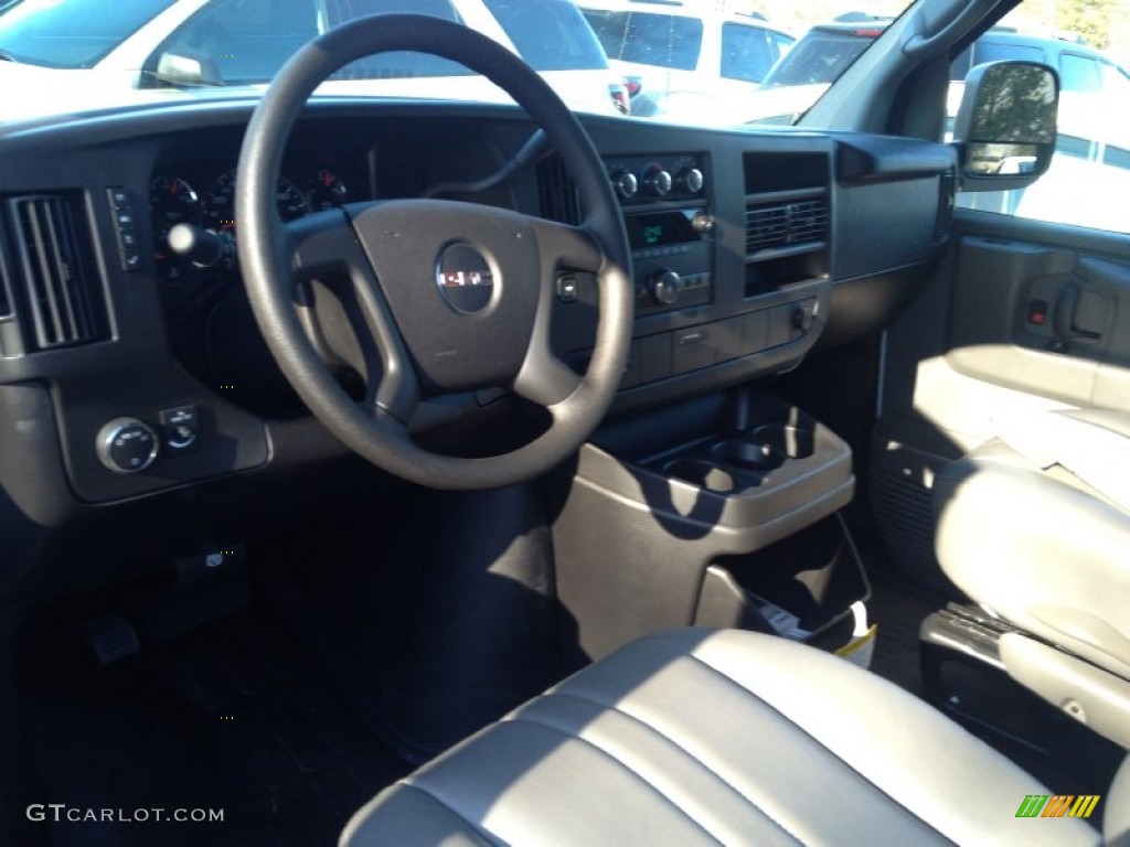 Medium Pewter Interior 2014 GMC Savana Van 1500 Cargo Photo #90028528