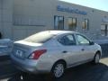 2013 Brilliant Silver Nissan Versa 1.6 S Sedan  photo #4