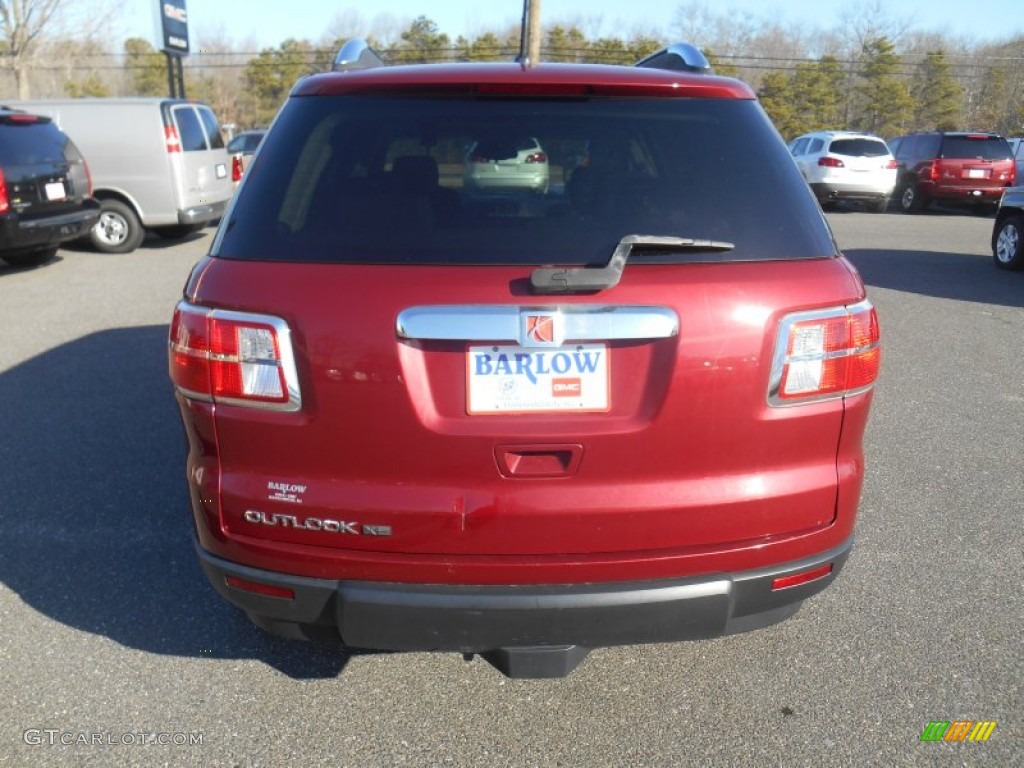 2008 Outlook XE - Red Jewel / Gray photo #22