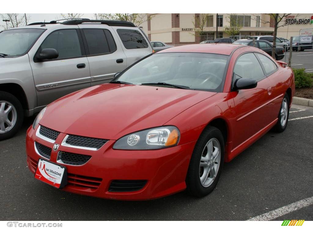 2004 Stratus SXT Coupe - Indy Red / Dark Taupe/Medium Taupe photo #1