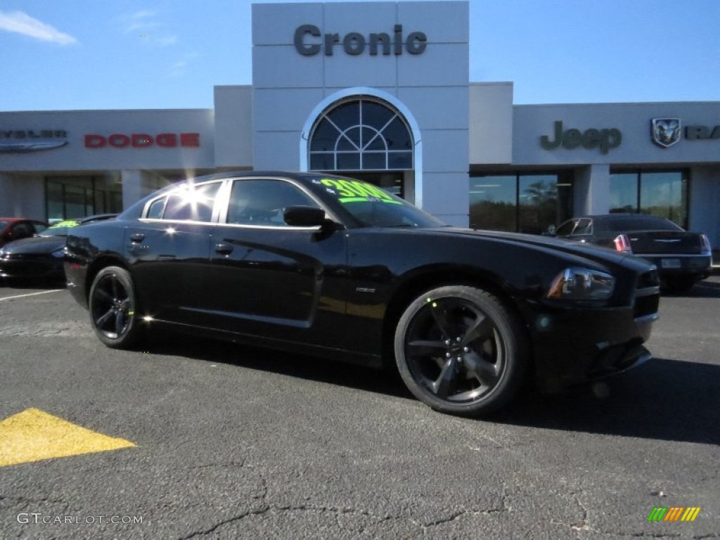 Pitch Black Dodge Charger