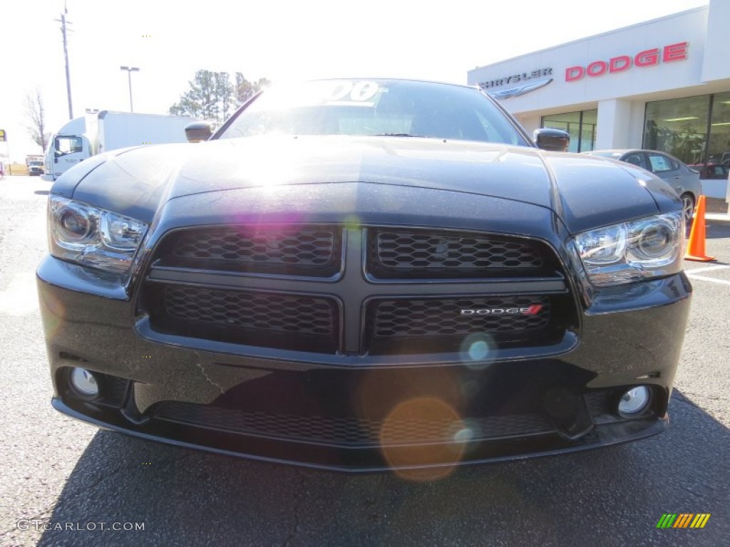 2014 Charger R/T - Pitch Black / Black photo #3