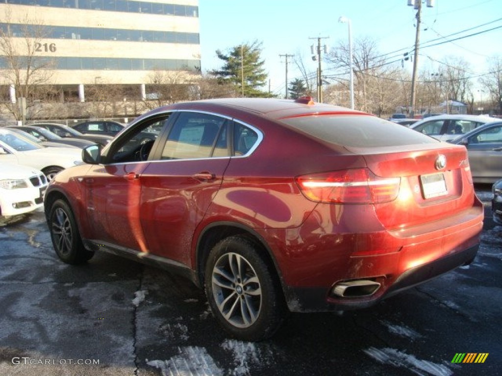 2014 X6 xDrive50i - Vermillion Red Metallic / Black photo #5