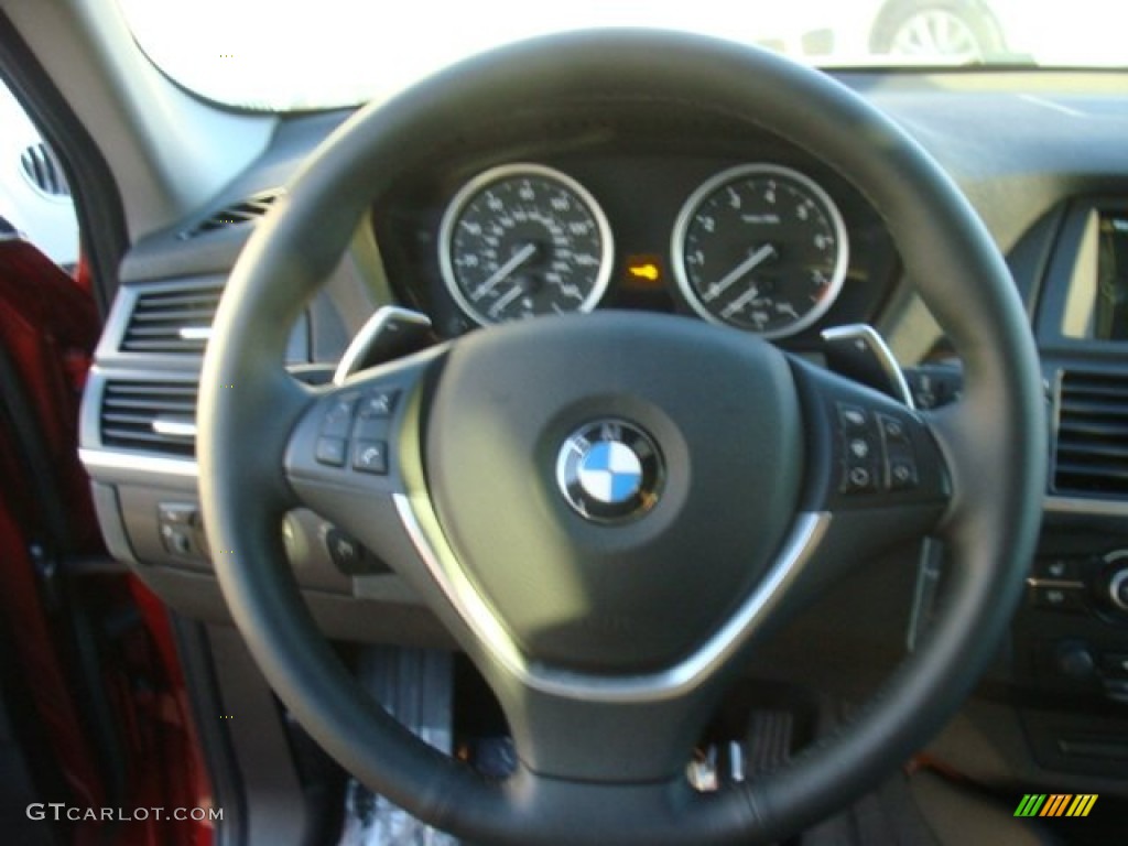 2014 X6 xDrive50i - Vermillion Red Metallic / Black photo #14