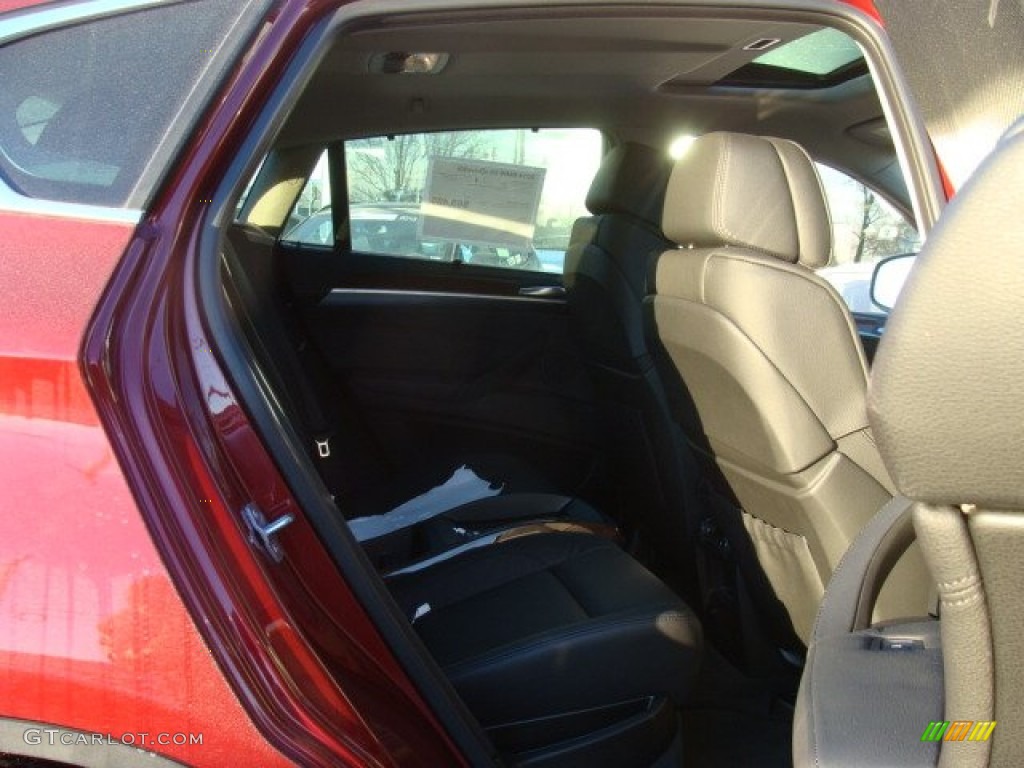 2014 X6 xDrive50i - Vermillion Red Metallic / Black photo #25