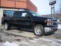 2014 Black Chevrolet Silverado 1500 LT Crew Cab 4x4  photo #1