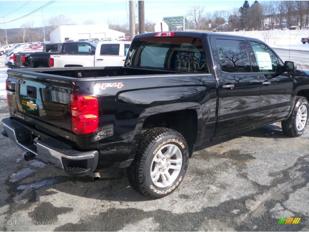 2014 Silverado 1500 LT Crew Cab 4x4 - Black / Jet Black photo #3