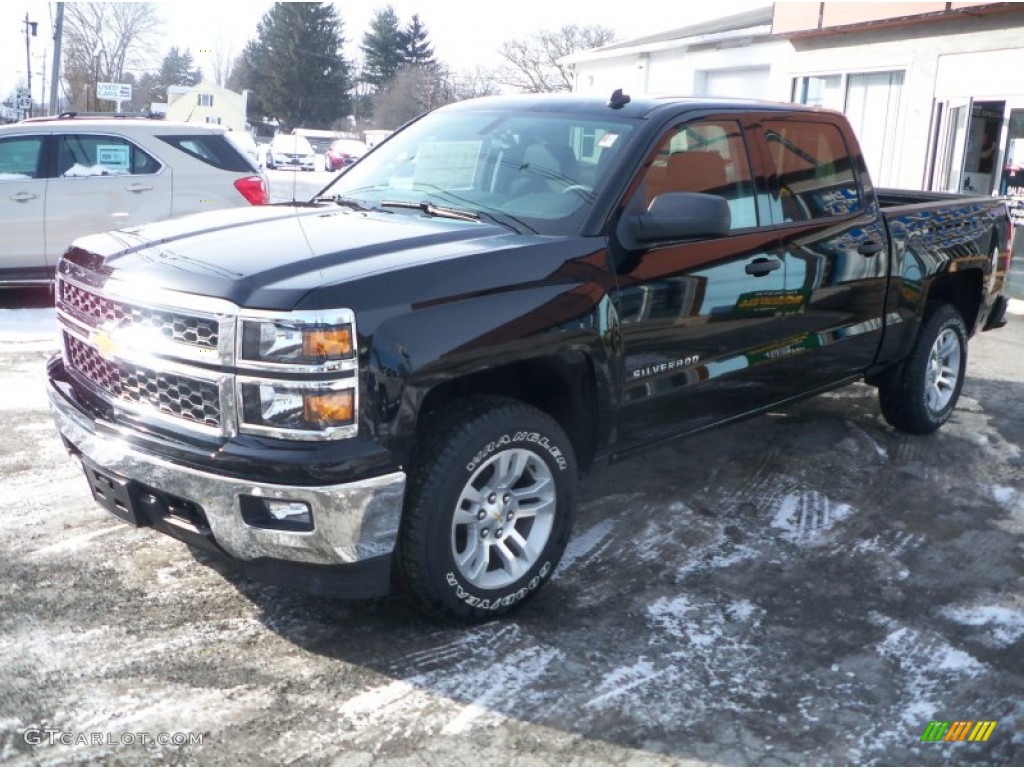 2014 Silverado 1500 LT Crew Cab 4x4 - Black / Jet Black photo #7