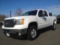 Summit White 2013 GMC Sierra 2500HD SLE Extended Cab 4x4