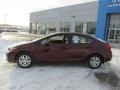 Crimson Pearl - Civic LX Sedan Photo No. 2