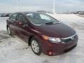 Crimson Pearl - Civic LX Sedan Photo No. 5
