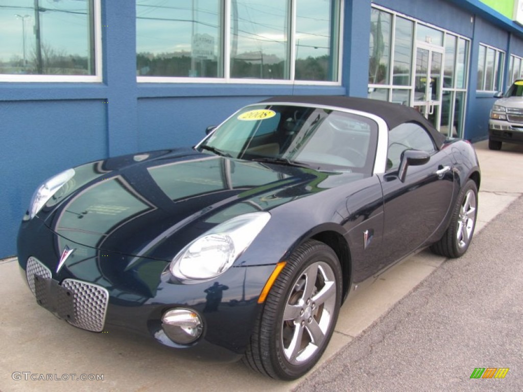 Deep Blue 2008 Pontiac Solstice Roadster Exterior Photo #90032905