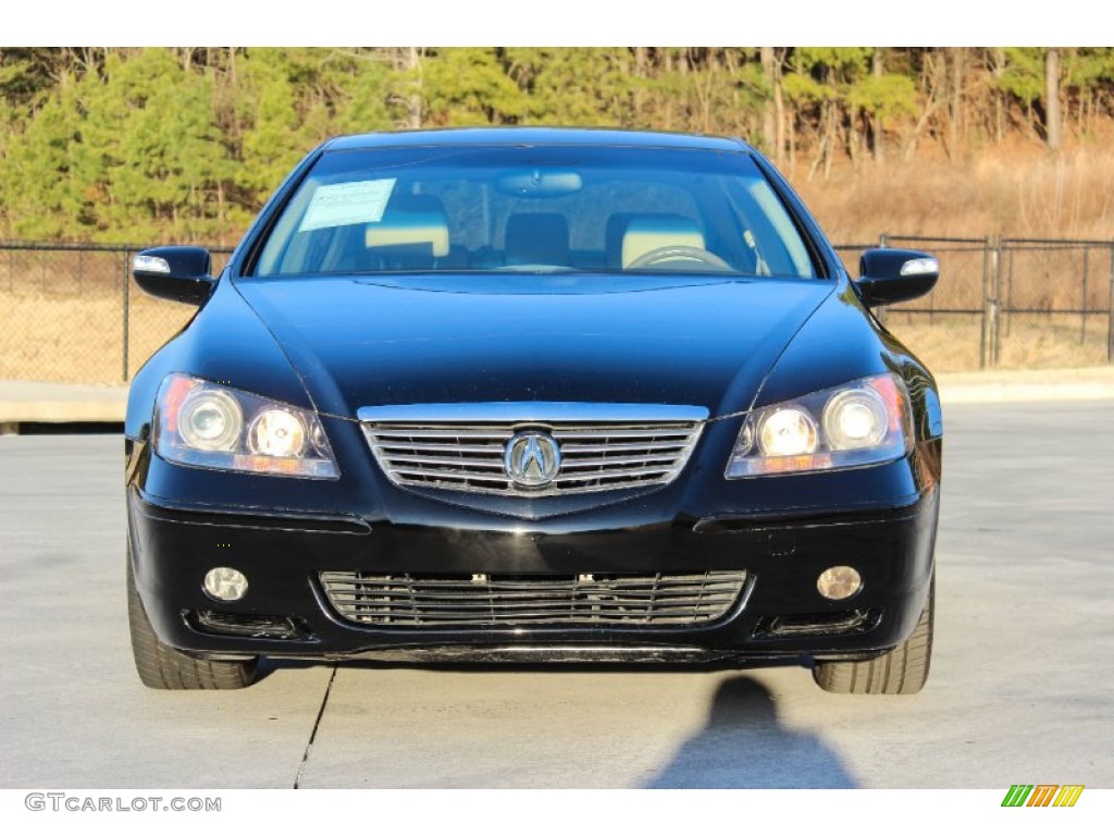 2006 RL 3.5 AWD Sedan - Nighthawk Black Pearl / Taupe photo #5