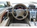 Taupe 2006 Acura RL 3.5 AWD Sedan Steering Wheel