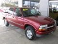 2003 Dark Cherry Red Metallic Chevrolet S10 LS Crew Cab 4x4 #90017470