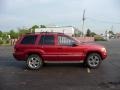 2004 Inferno Red Pearl Jeep Grand Cherokee Overland 4x4  photo #9