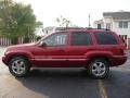 2004 Inferno Red Pearl Jeep Grand Cherokee Overland 4x4  photo #10
