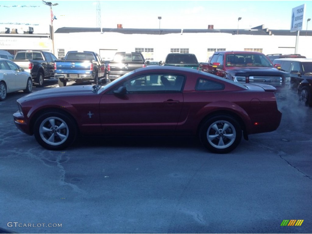 2007 Mustang V6 Deluxe Coupe - Torch Red / Dark Charcoal photo #4