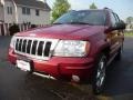 2004 Inferno Red Pearl Jeep Grand Cherokee Overland 4x4  photo #14