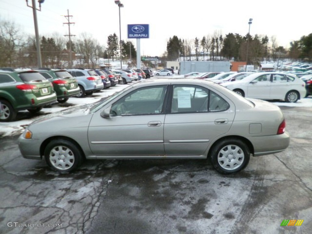 2001 Sentra GXE - Radium Silver / Stone photo #4