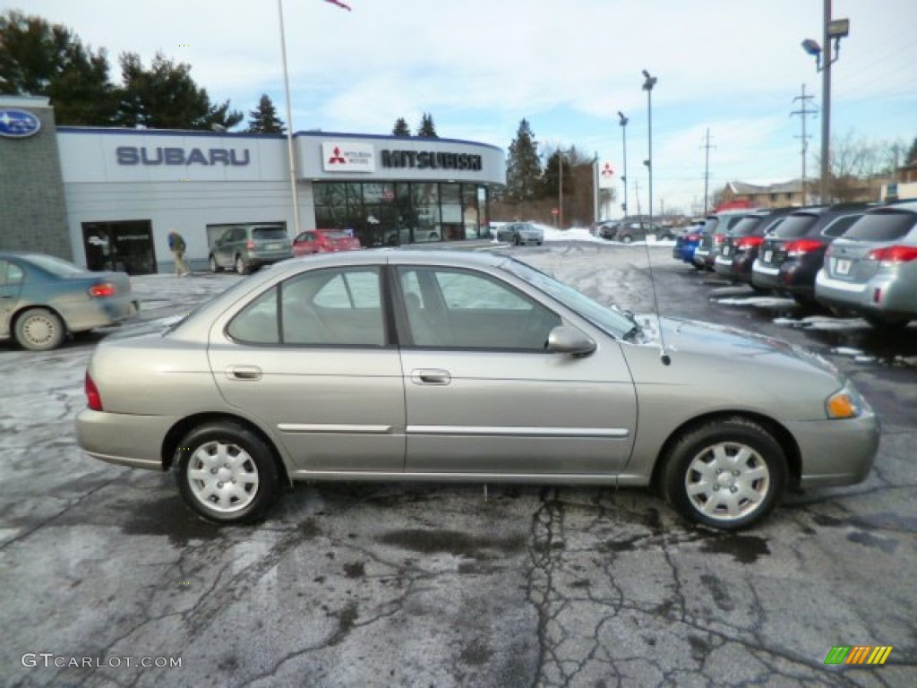 2001 Sentra GXE - Radium Silver / Stone photo #8