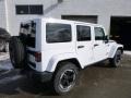 2014 Bright White Jeep Wrangler Unlimited Sahara 4x4  photo #6