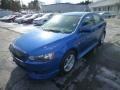 Octane Blue Metallic 2010 Mitsubishi Lancer Sportback GTS Exterior