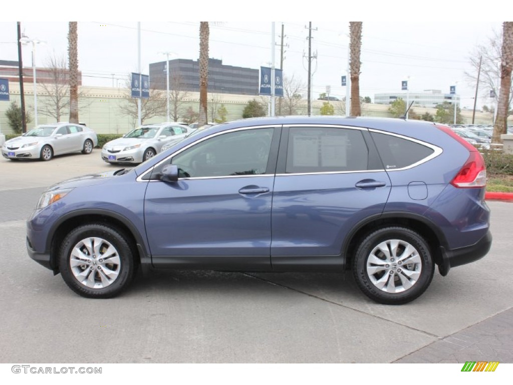 2012 CR-V EX - Twilight Blue Metallic / Gray photo #5