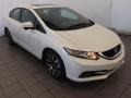 White Orchid Pearl 2014 Honda Civic EX-L Sedan Exterior