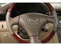 2003 Lexus ES Ivory Interior Steering Wheel Photo